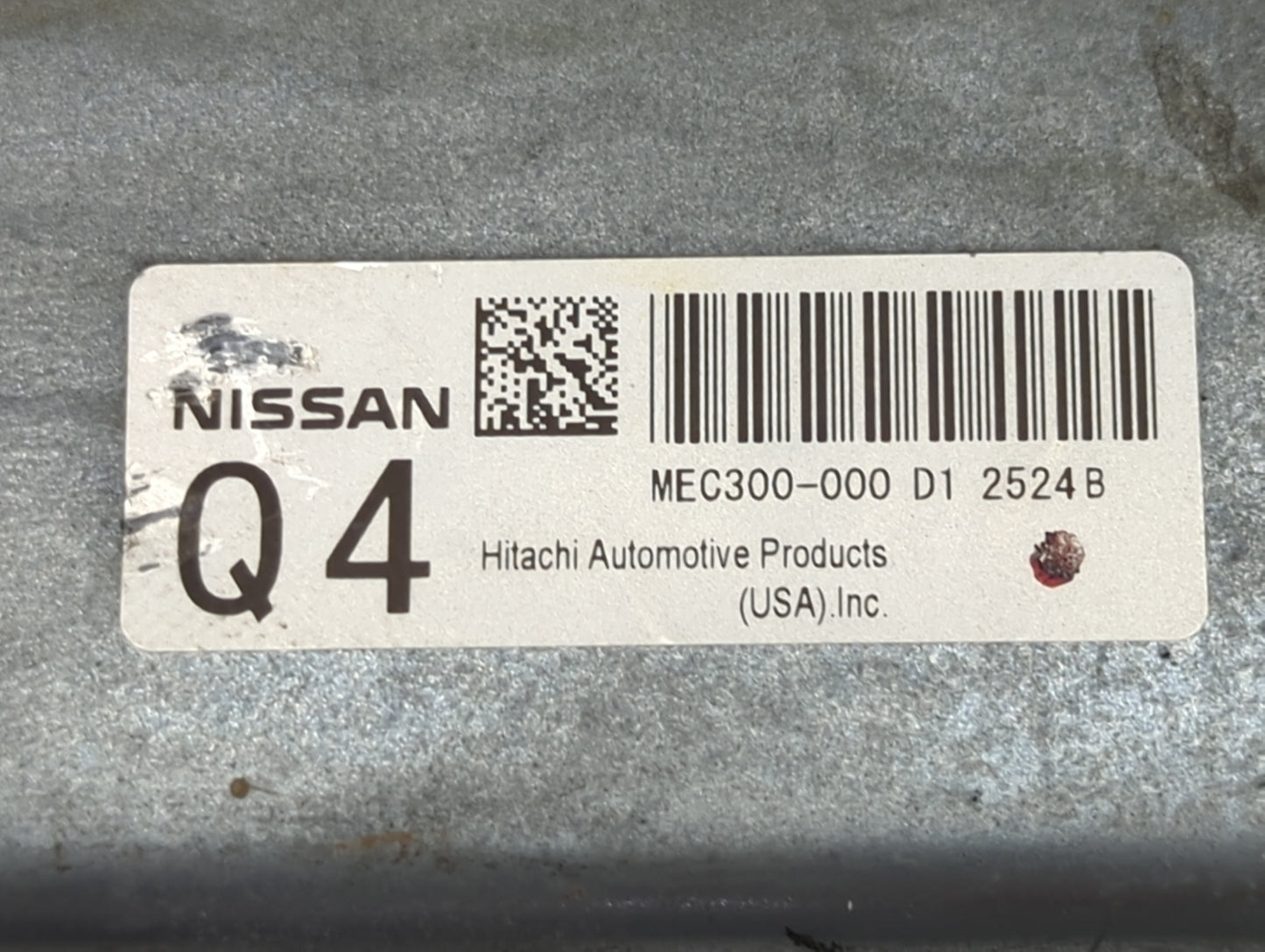 2011-2013 Nissan Altima PCM Engine Control Computer ECU ECM PCU OEM P/N:MEC300-000 Fits Fits 2011 2012 2013 OEM Used Auto Pa