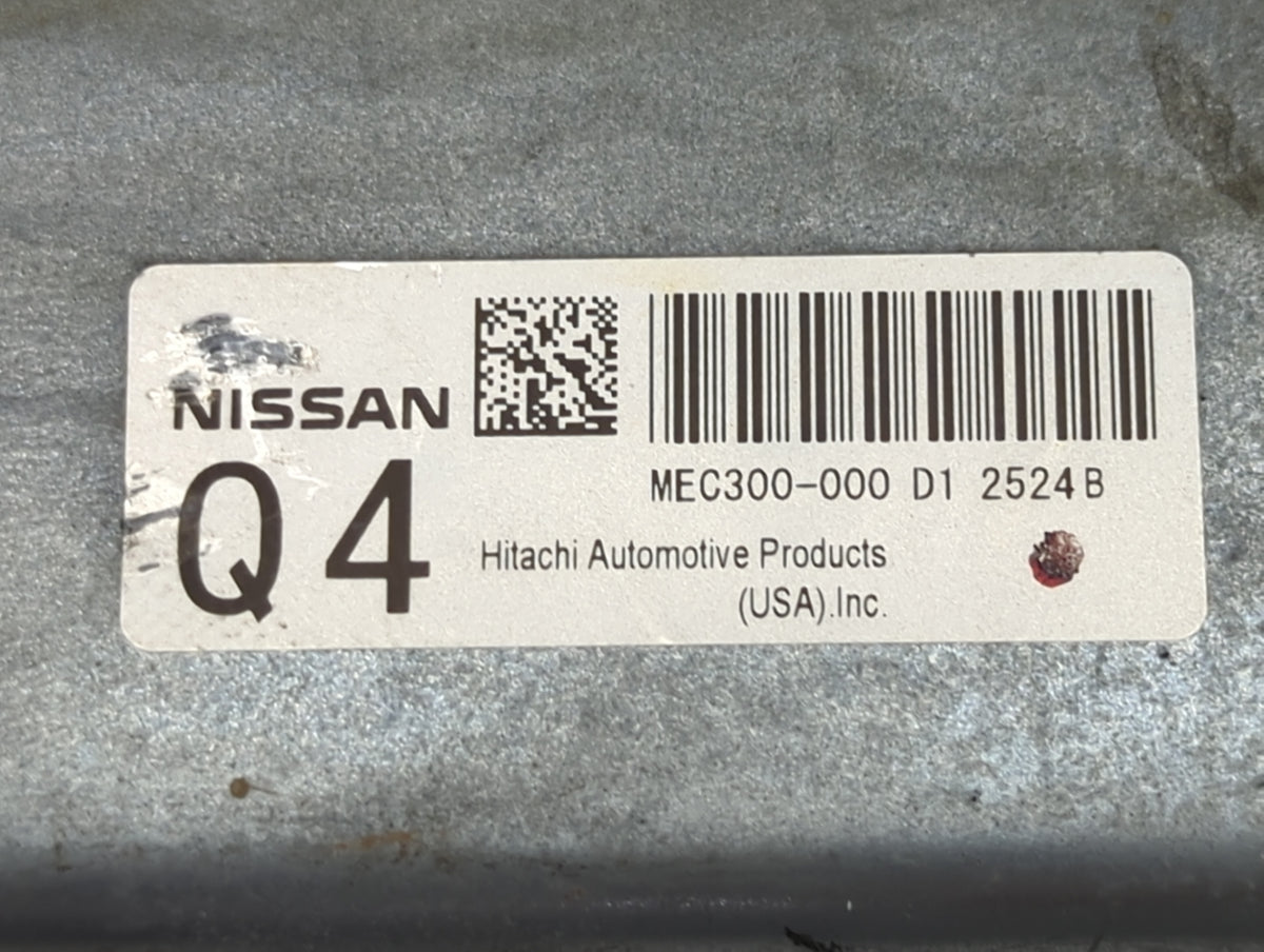 2011-2013 Nissan Altima PCM Engine Control Computer ECU ECM PCU OEM P/N:MEC300-000 Fits 2011 2012 2013 OEM Used Auto Parts -