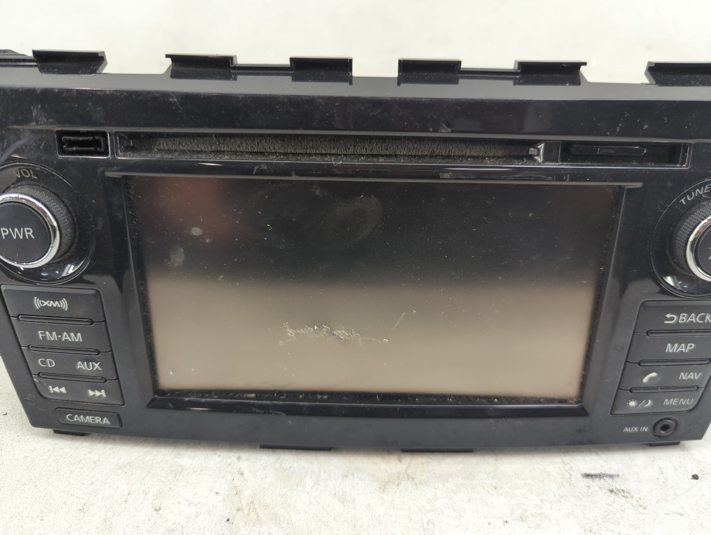 2013-2014 Nissan Altima Radio AM FM Cd Player Receiver Replacement P/N:259153TA1A 7 612 051 140 Fits Fits 2013 2014 OEM Used