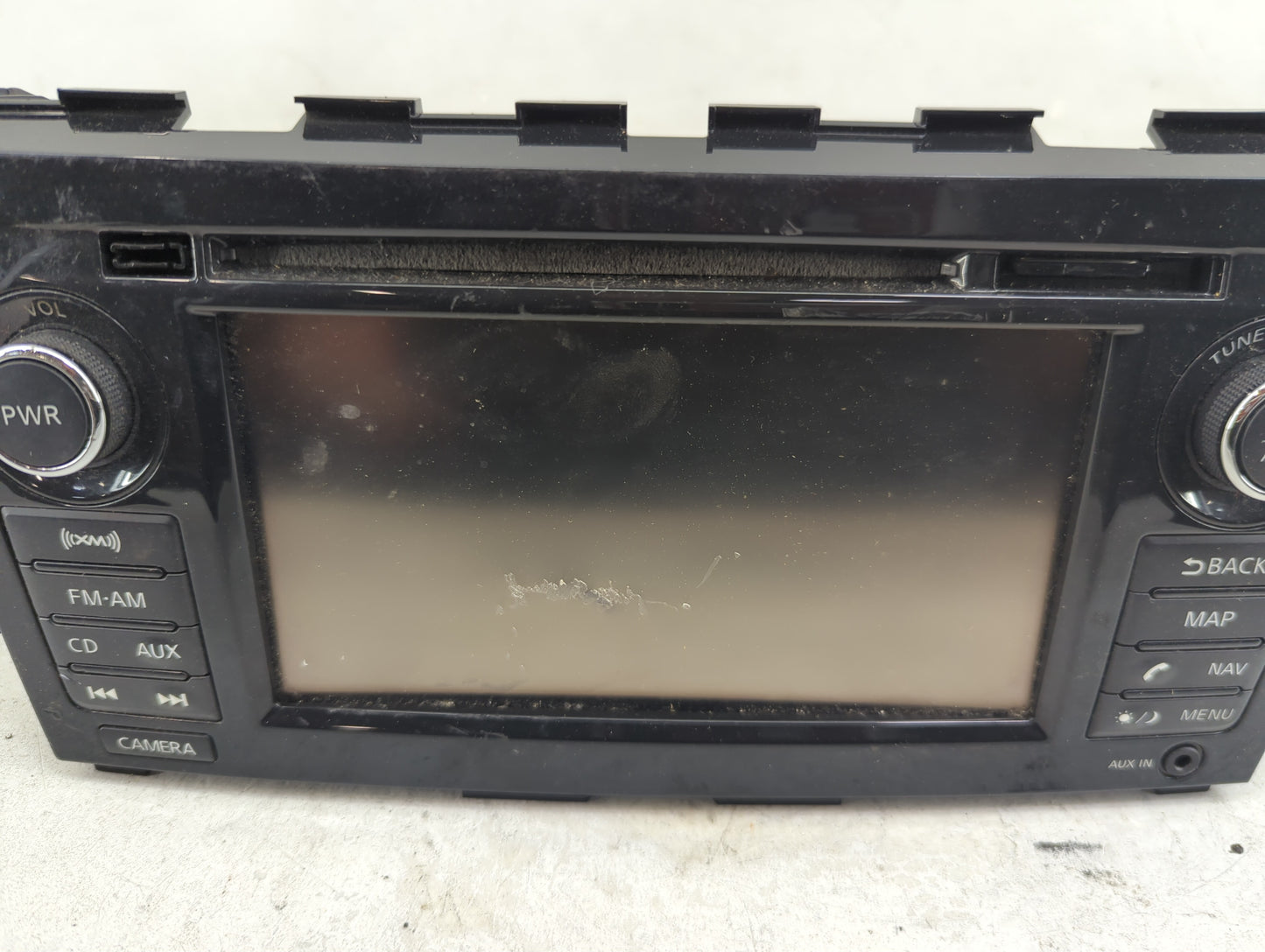 2013-2014 Nissan Altima Radio AM FM Cd Player Receiver Replacement P/N:259153TA1A 7 612 051 140 Fits Fits 2013 2014 OEM Used