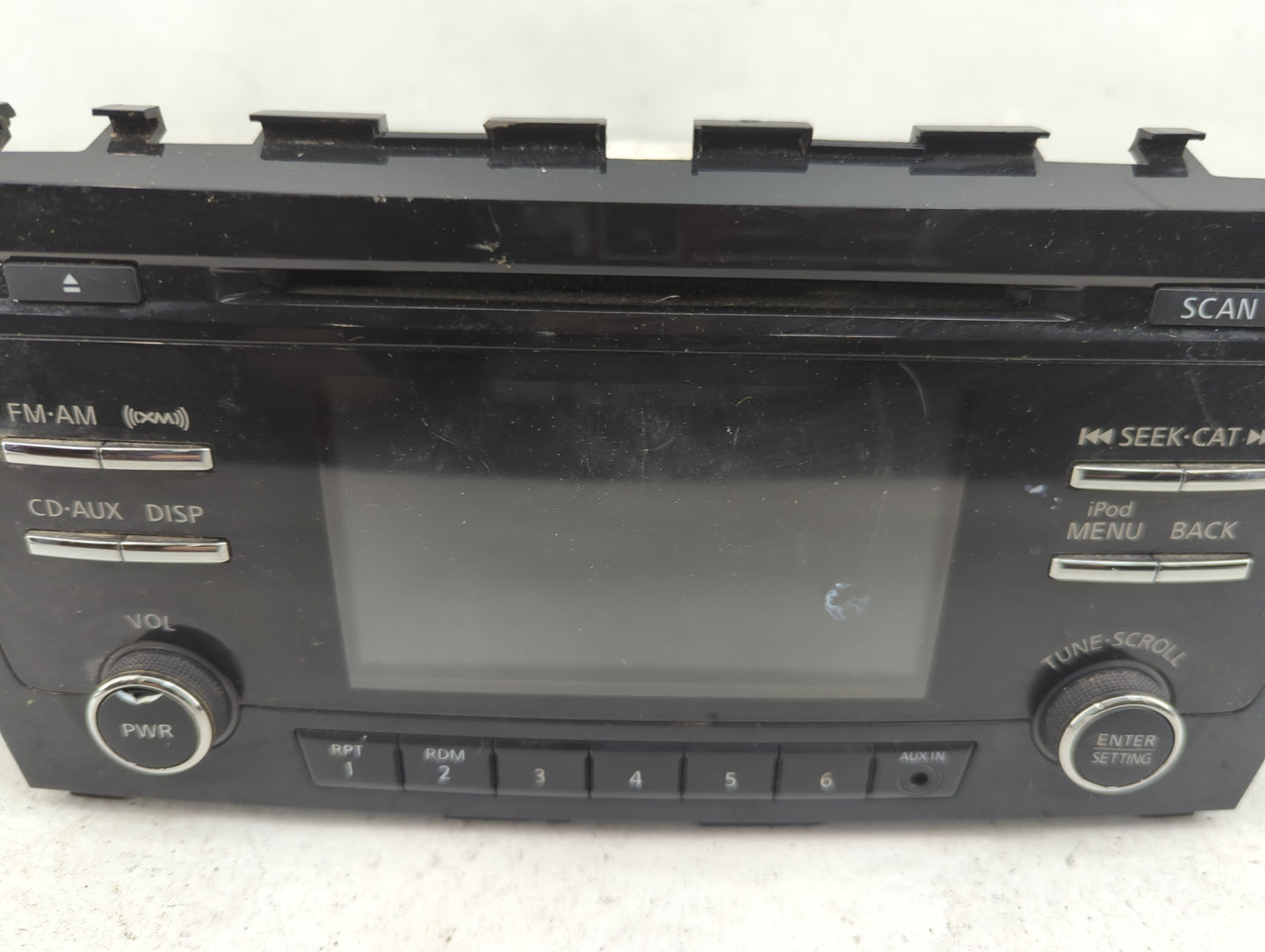 2013 Nissan Altima Radio AM FM Cd Player Receiver Replacement P/N:281853TA0B CQ-FN22E44D Fits OEM Used Auto Parts - Oemuseda
