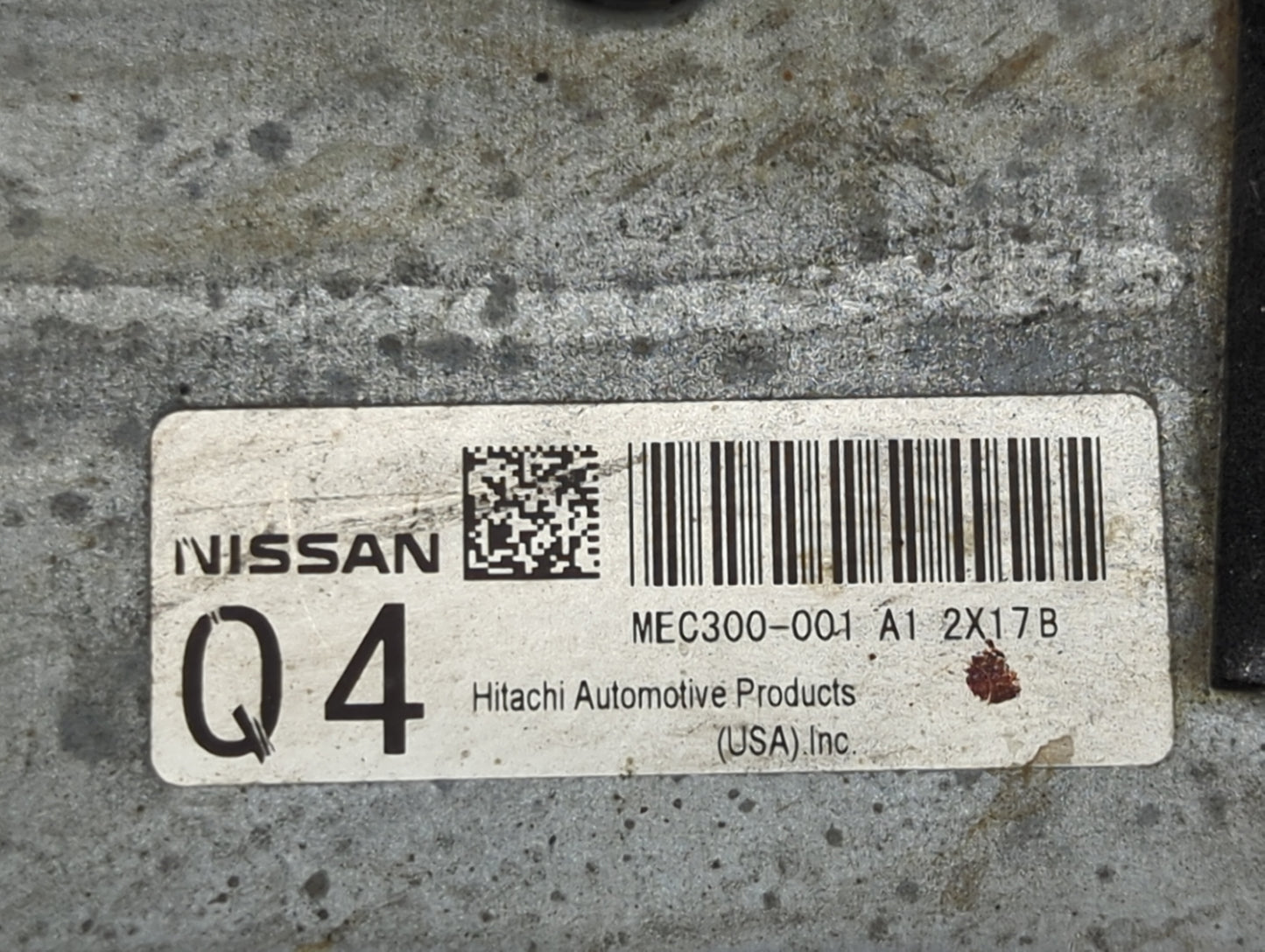 2013-2014 Nissan Altima PCM Engine Control Computer ECU ECM PCU OEM P/N:MEC300-001 Fits Fits 2013 2014 OEM Used Auto Parts -