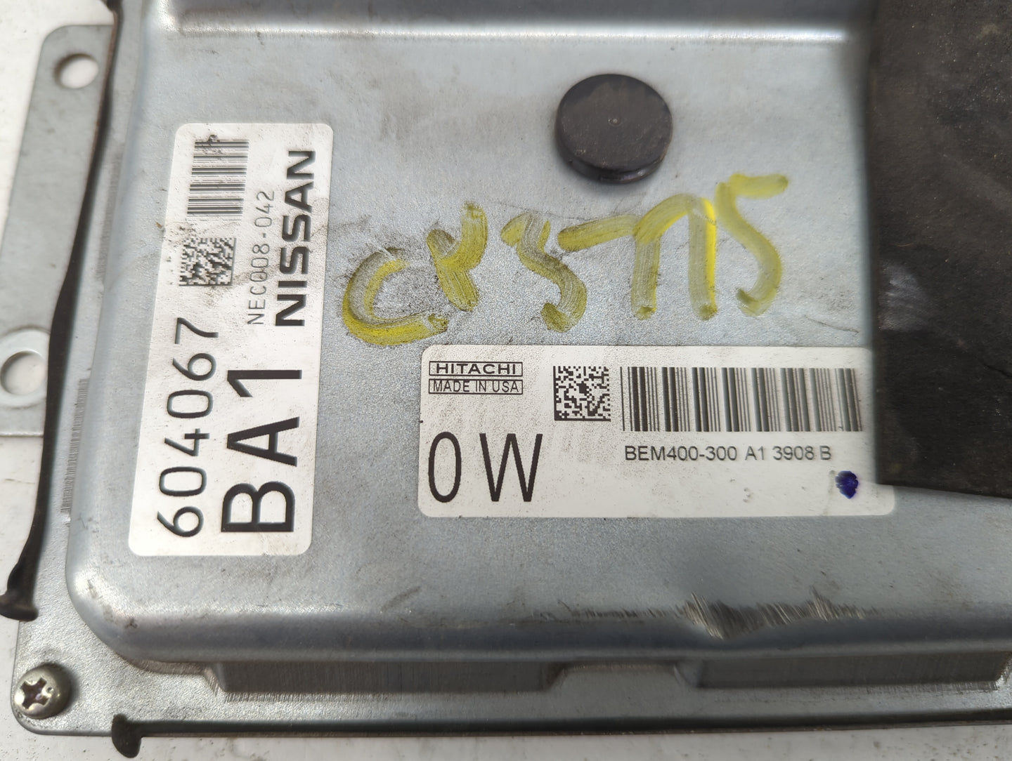 2013-2014 Nissan Altima PCM Engine Control Computer ECU ECM PCU OEM P/N:NEC008-042 BEM400-300 A1 Fits Fits 2013 2014 OEM Use