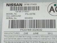 2013-2015 Nissan Altima Radio AM FM Cd Player Receiver Replacement P/N:28185 3TA0G Fits Fits 2013 2014 2015 OEM Used Auto Pa