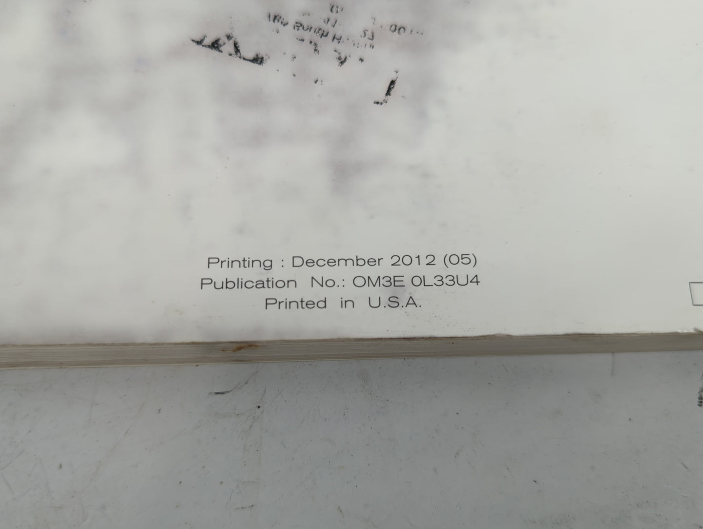 2013 Nissan Altima Owners Manual Book Guide P/N:OM3E0L33U4 OEM Used Auto Parts - Oemusedautoparts1.com