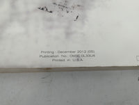 2013 Nissan Altima Owners Manual Book Guide P/N:OM3E0L33U4 OEM Used Auto Parts - Oemusedautoparts1.com