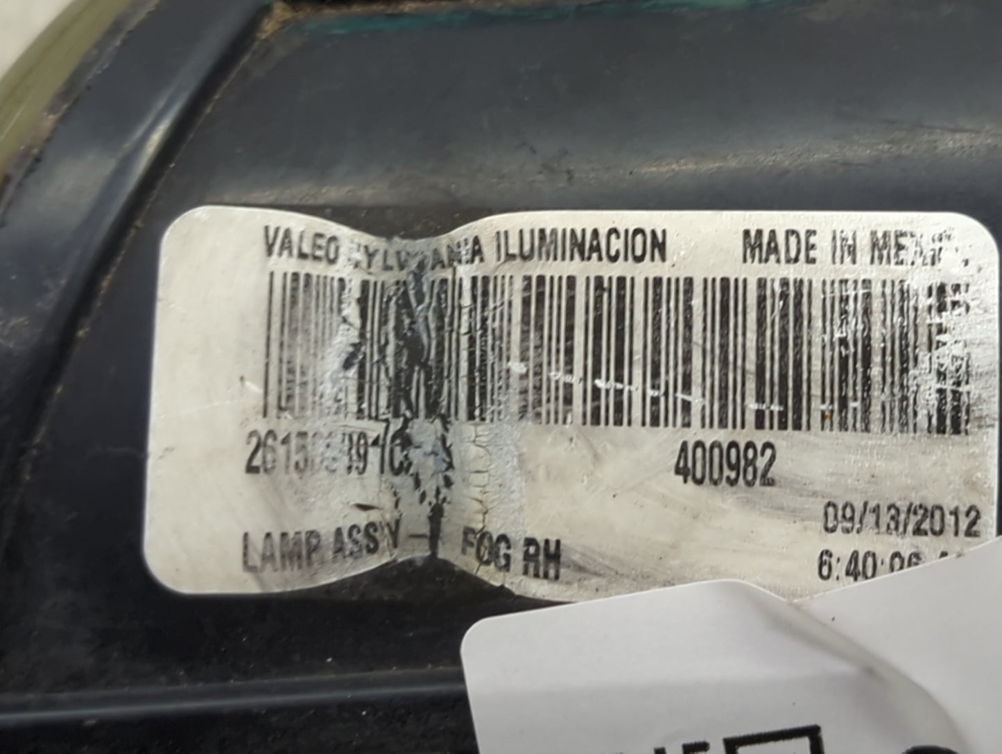 2007-2018 Nissan Altima Passenger Right Oem Fog Light Lamp Black - Oemusedautoparts1.com