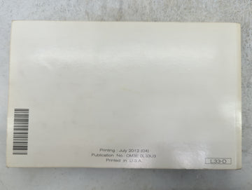2013 Nissan Altima Owners Manual Book Guide P/N:OM3E 0L33U3 OEM Used Auto Parts - Oemusedautoparts1.com