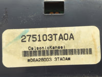 2013-2014 Nissan Altima Climate Control Module Temperature AC/Heater Replacement P/N:275103TA0A Fits Fits 2013 2014 OEM Used