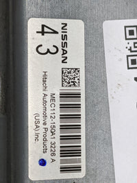 2011-2013 Nissan Altima PCM Engine Control Computer ECU ECM PCU OEM P/N:MEC112-150A1 Fits Fits 2011 2012 2013 OEM Used Auto 