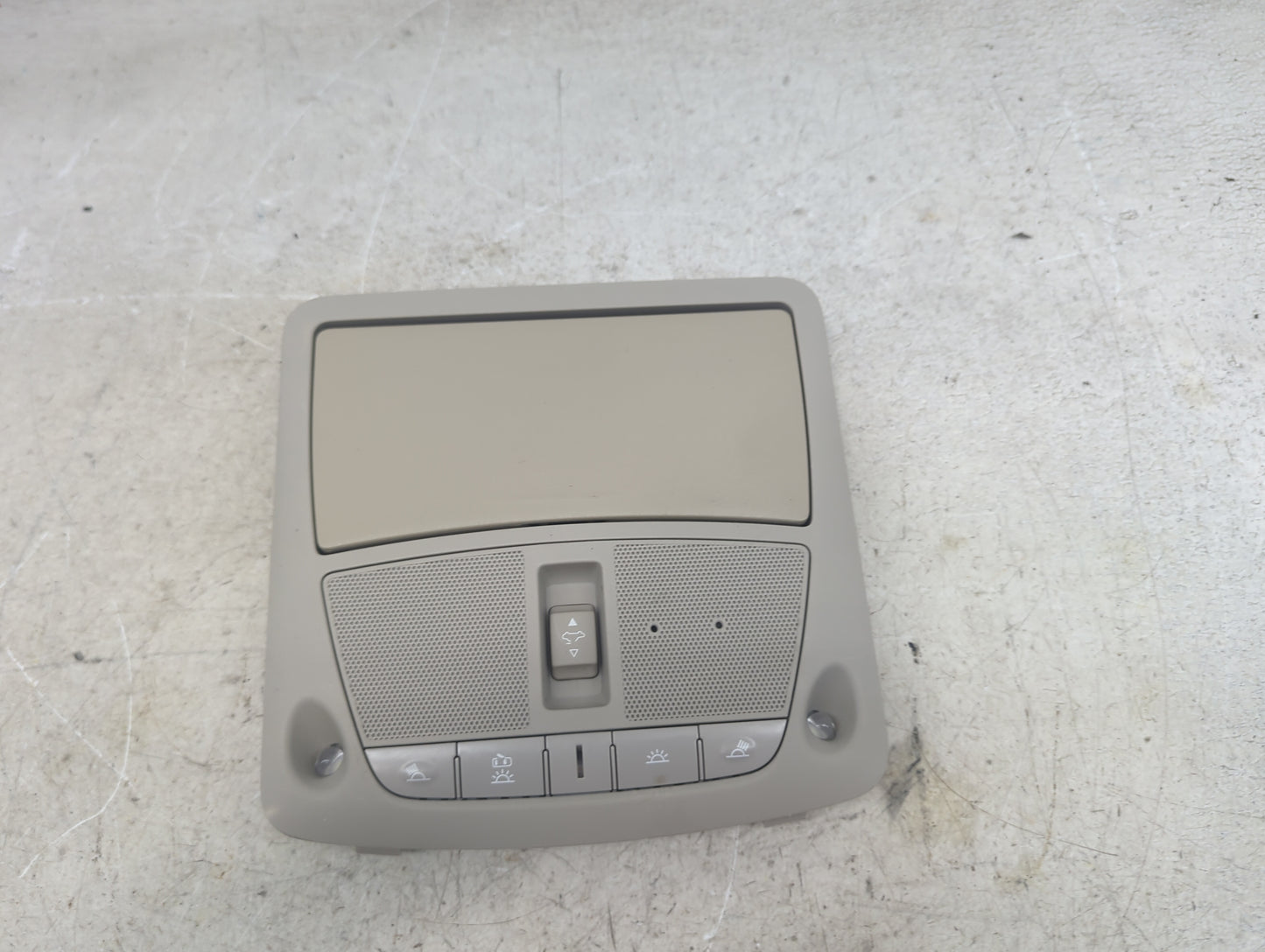 2013 Nissan Altima Overhead Roof Console Tan 1482016 - Oemusedautoparts1.com