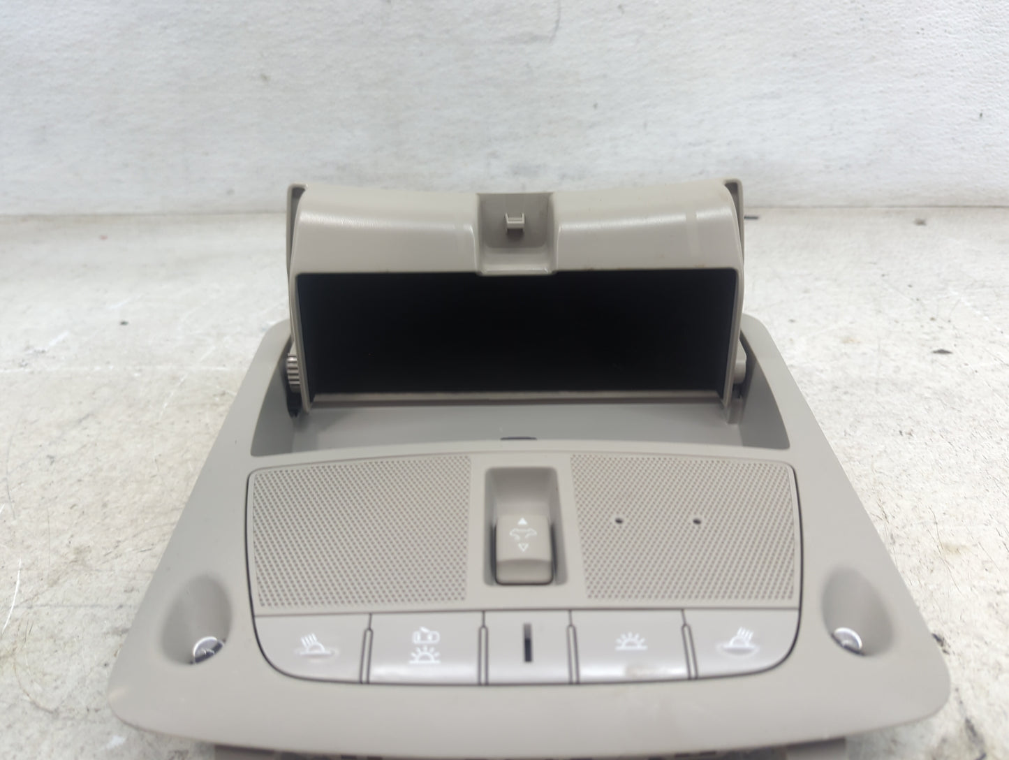 2013 Nissan Altima Overhead Roof Console Tan 1482016 - Oemusedautoparts1.com