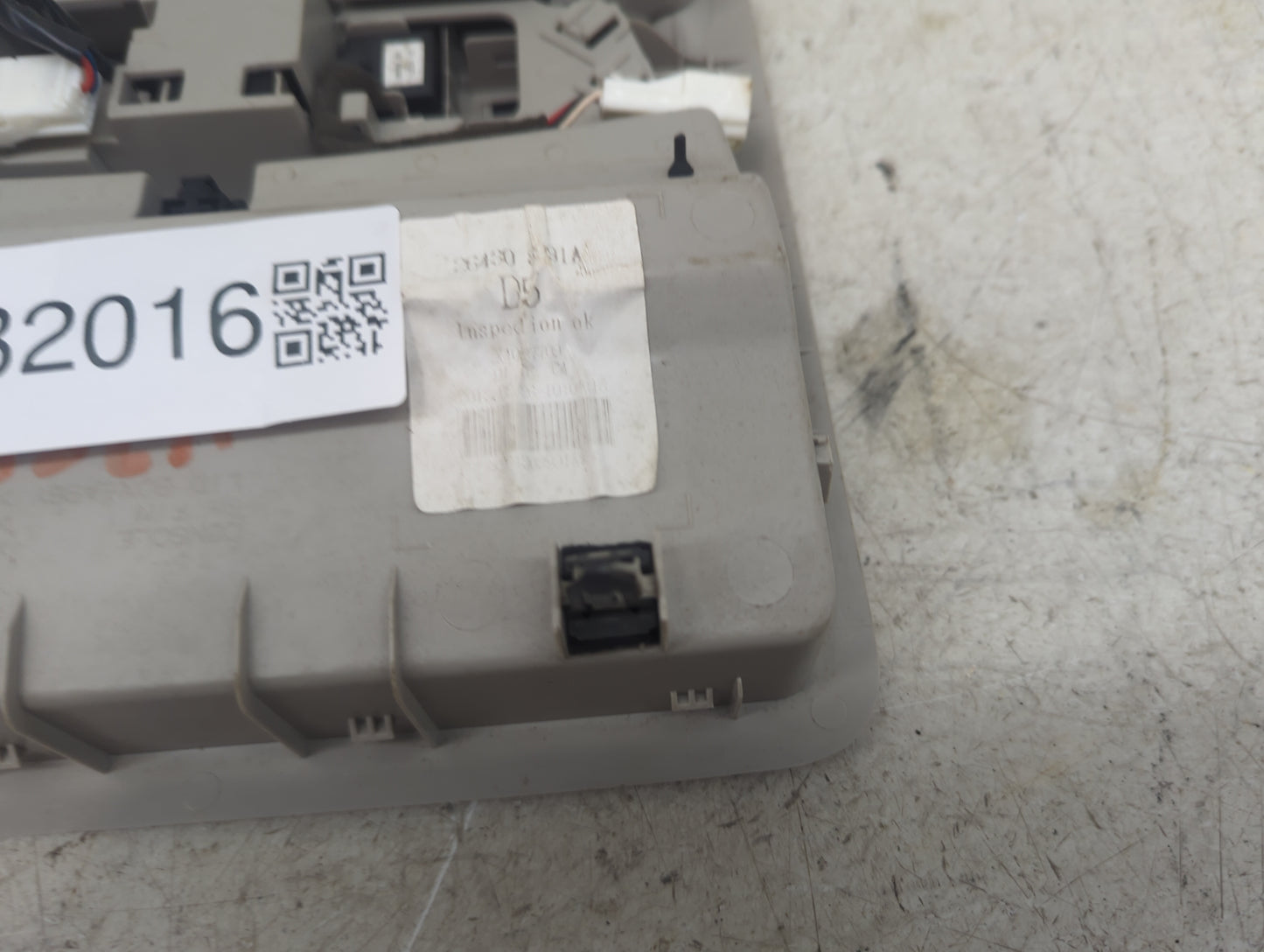 2013 Nissan Altima Overhead Roof Console Tan 1482016 - Oemusedautoparts1.com