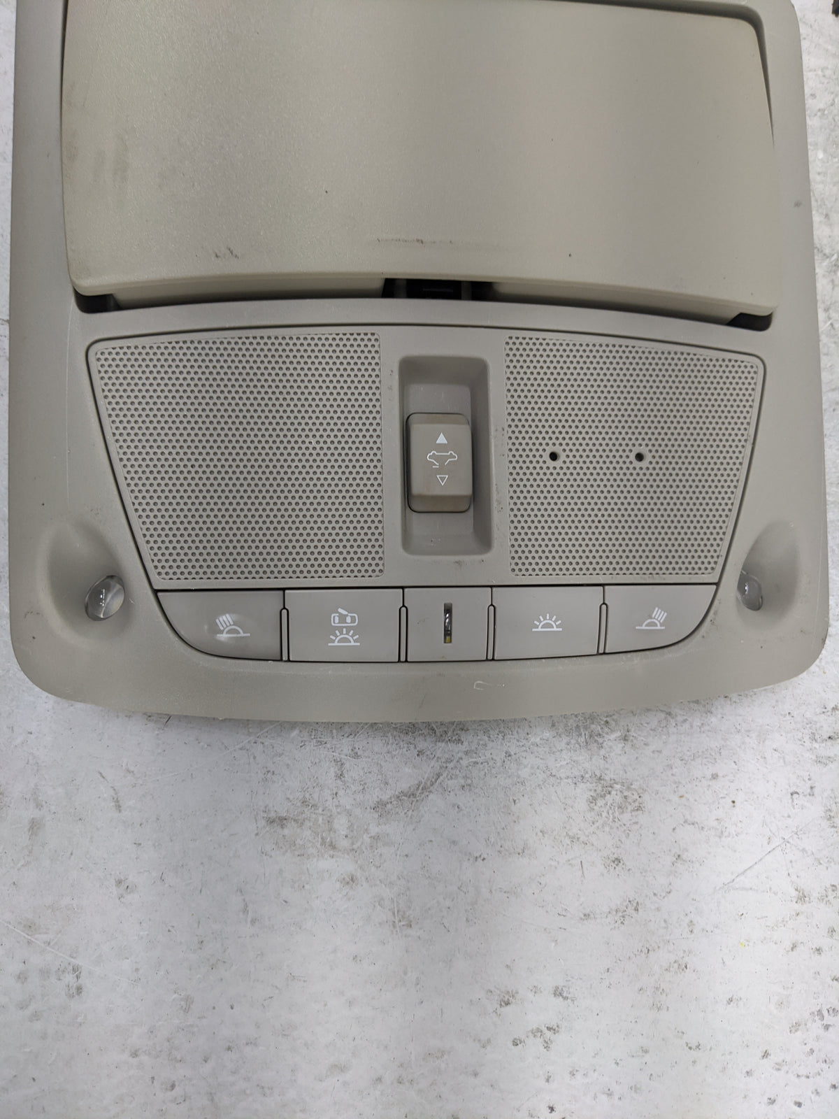 2013 Nissan Altima Overhead Roof Console Tan 1483057 - Oemusedautoparts1.com