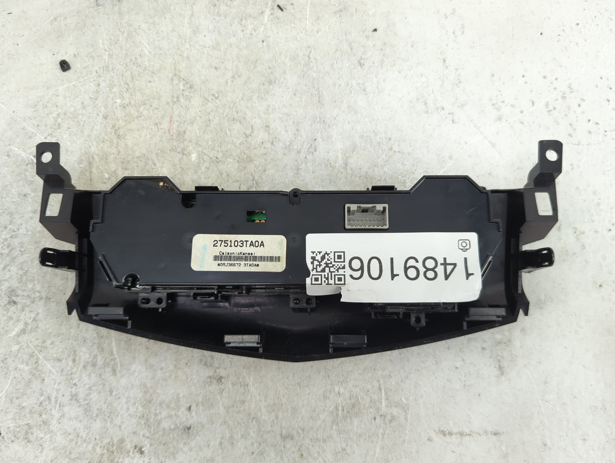 2013-2014 Nissan Altima Climate Control Module Temperature AC/Heater Replacement P/N:275103TA0A Fits Fits 2013 2014 OEM Used