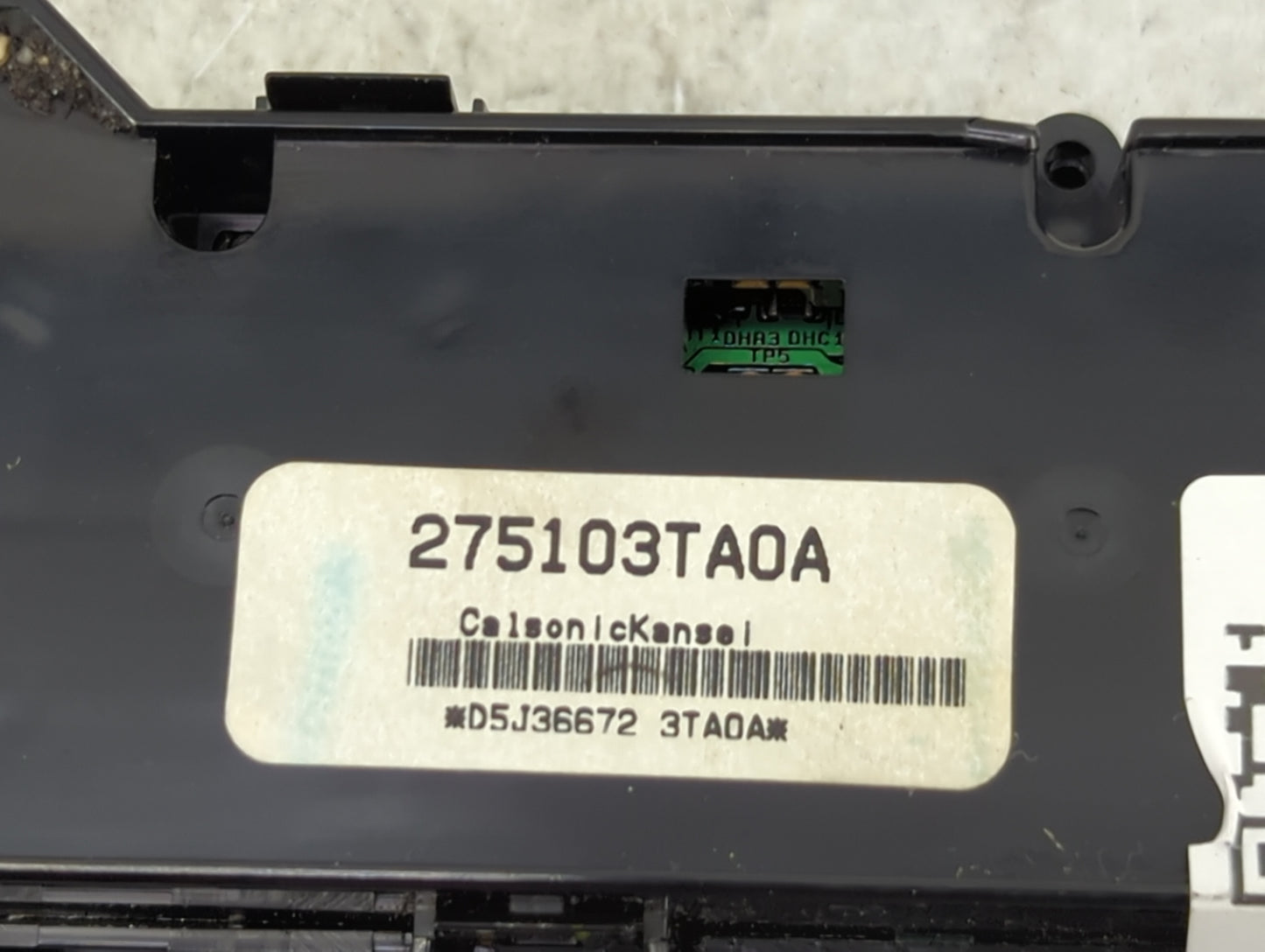 2013-2014 Nissan Altima Climate Control Module Temperature AC/Heater Replacement P/N:275103TA0A Fits Fits 2013 2014 OEM Used