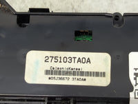 2013-2014 Nissan Altima Climate Control Module Temperature AC/Heater Replacement P/N:275103TA0A Fits Fits 2013 2014 OEM Used