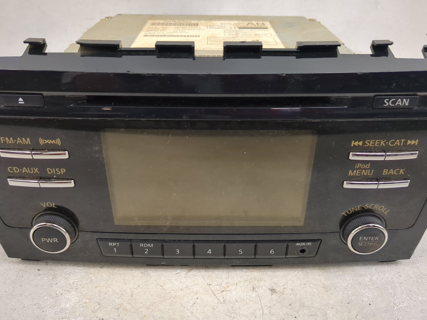 2013-2015 Nissan Altima Radio AM FM Cd Player Receiver Replacement P/N:281853TA0B CQ-FN22E44D, NZLTLMHL4 Fits Fits 2013 2014