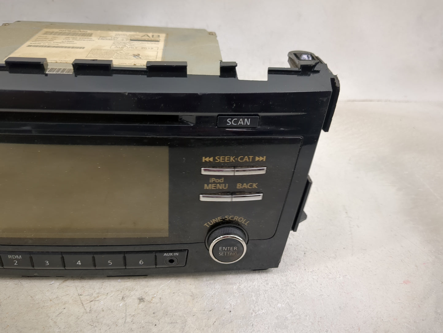 2013-2015 Nissan Altima Radio AM FM Cd Player Receiver Replacement P/N:281853TA0B CQ-FN22E44D, NZLTLMHL4 Fits Fits 2013 2014