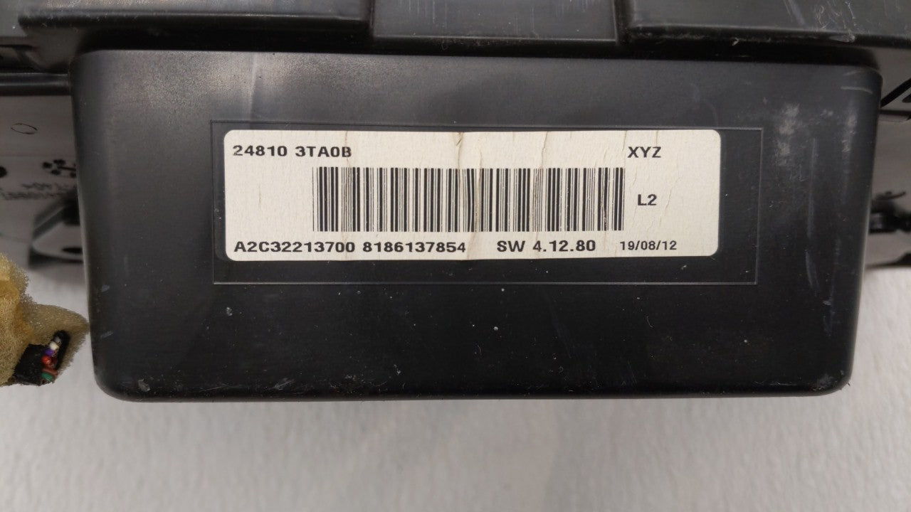 2013 Nissan Altima Instrument Cluster Speedometer Gauges P/N:24810-3TA0C 24810-3TA0B, 24810 3TA0A Fits OEM Used Auto Parts -