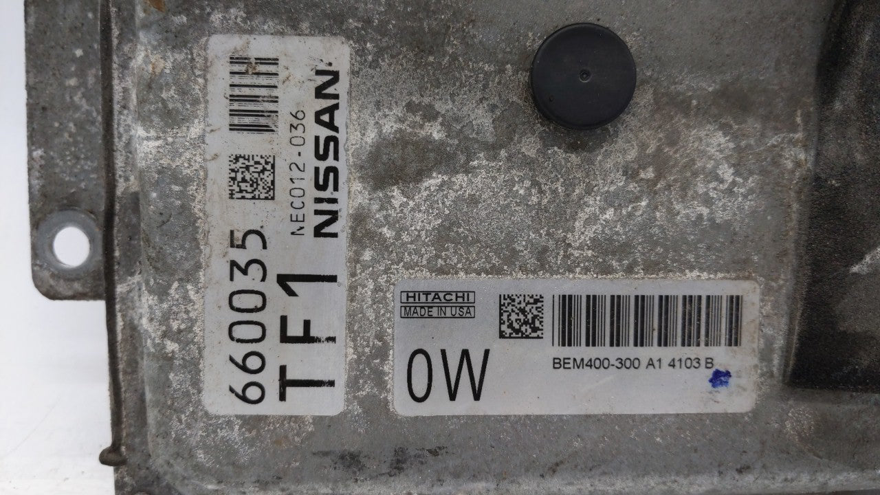 2013-2014 Nissan Altima PCM Engine Control Computer ECU ECM PCU OEM P/N:BEM400-300 A1 NEC012-036 Fits Fits 2013 2014 OEM Use