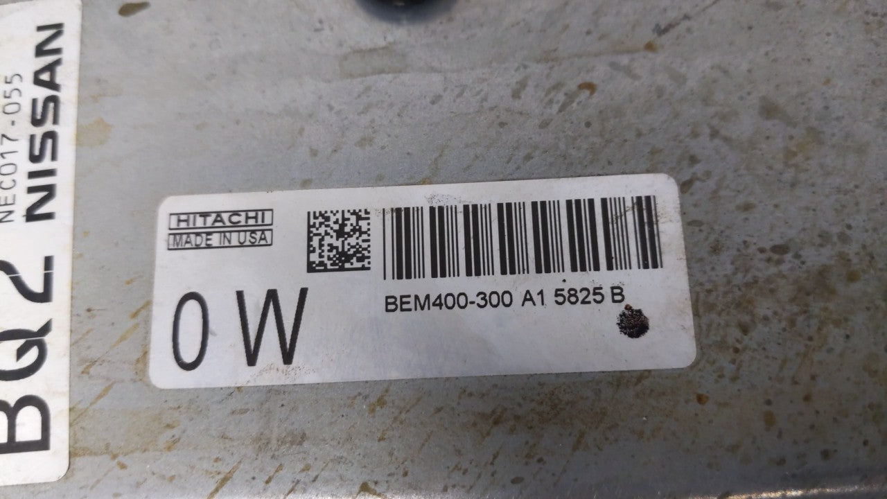 2015 Nissan Altima PCM Engine Control Computer ECU ECM PCU OEM P/N:BEM404-300 A1 NEC001-666, NEC013-028 Fits Fits 2013 2014 