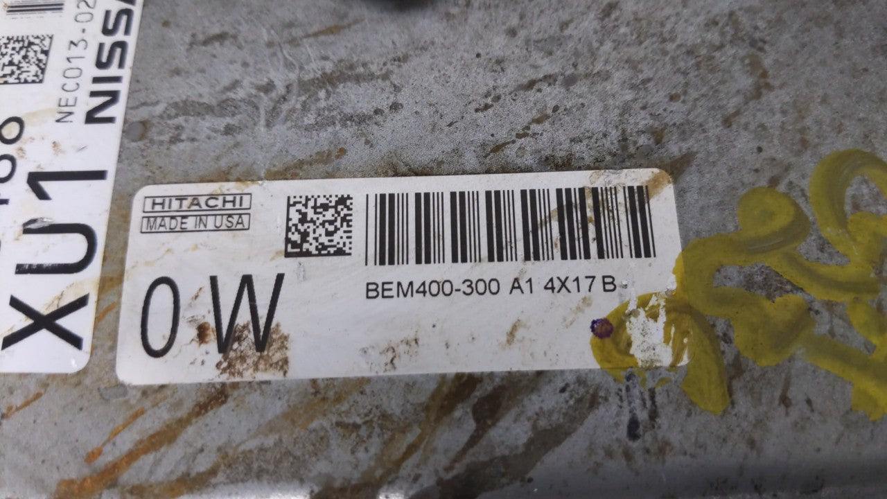 2015 Nissan Altima PCM Engine Control Computer ECU ECM PCU OEM P/N:BEM404-300 A1 NEC001-666, NEC013-028 Fits Fits 2013 2014 