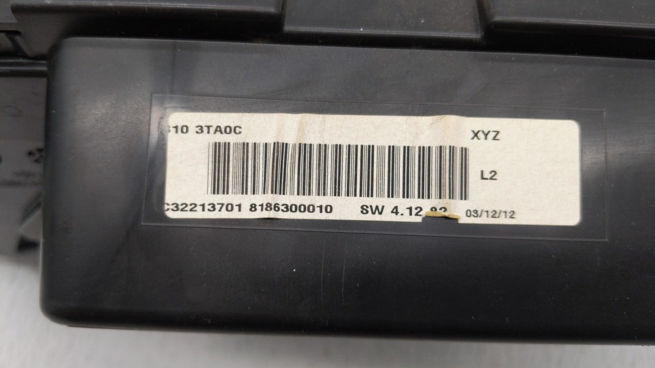 2013 Nissan Altima Instrument Cluster Speedometer Gauges P/N:24810-3TA0C 24810-3TA0B, 24810 3TA0A Fits OEM Used Auto Parts -