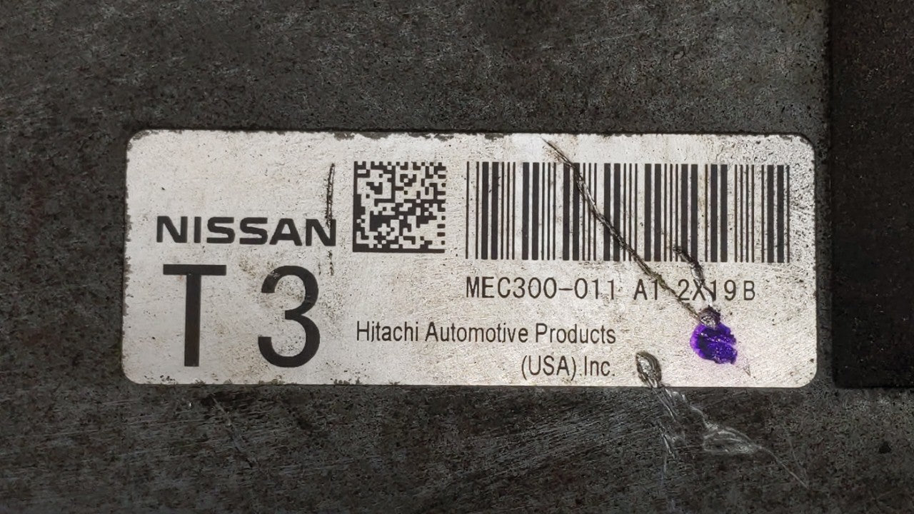 2013-2014 Nissan Altima PCM Engine Control Computer ECU ECM PCU OEM P/N:BEM400-300 MEC300-012 A1, MEC300-052 Fits Fits 2013 