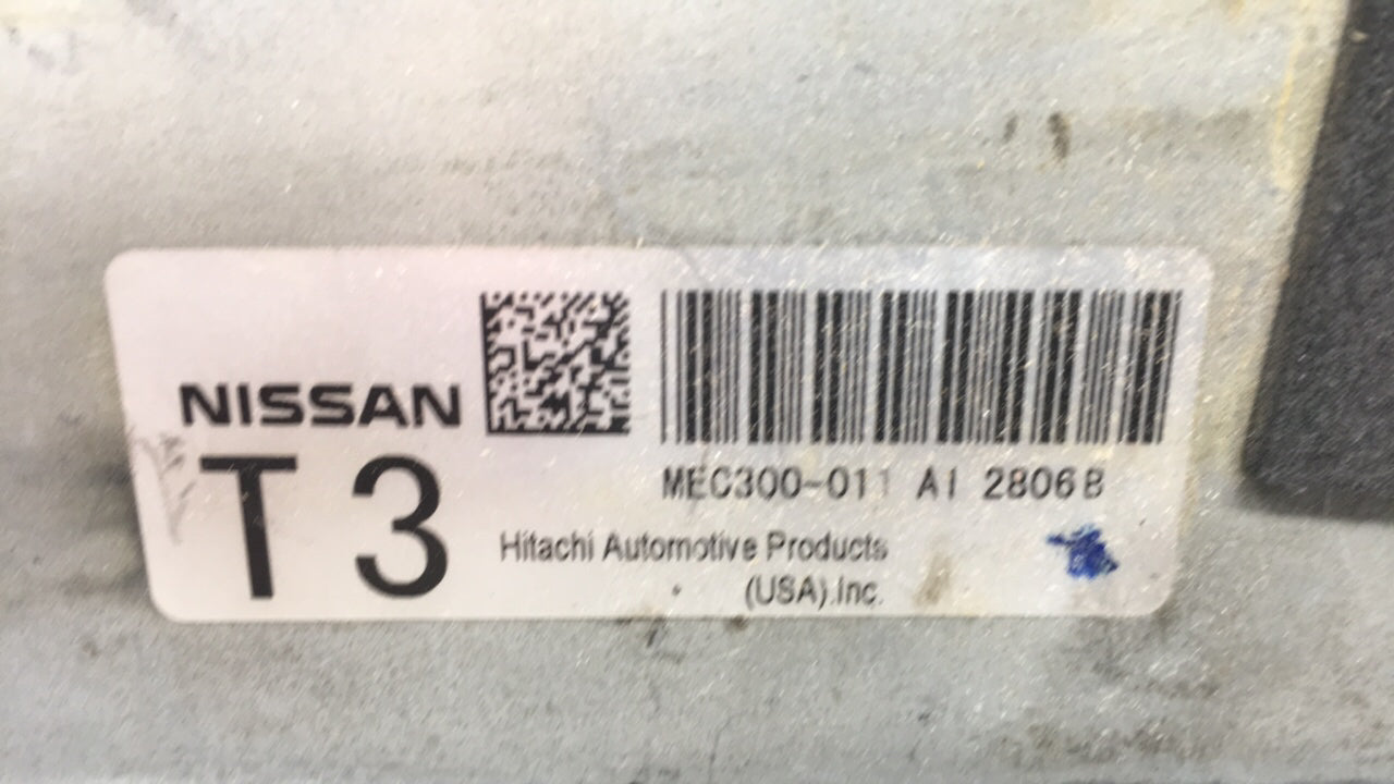 2013-2014 Nissan Altima PCM Engine Control Computer ECU ECM PCU OEM P/N:MEC300-011 A1 Fits Fits 2013 2014 OEM Used Auto Part