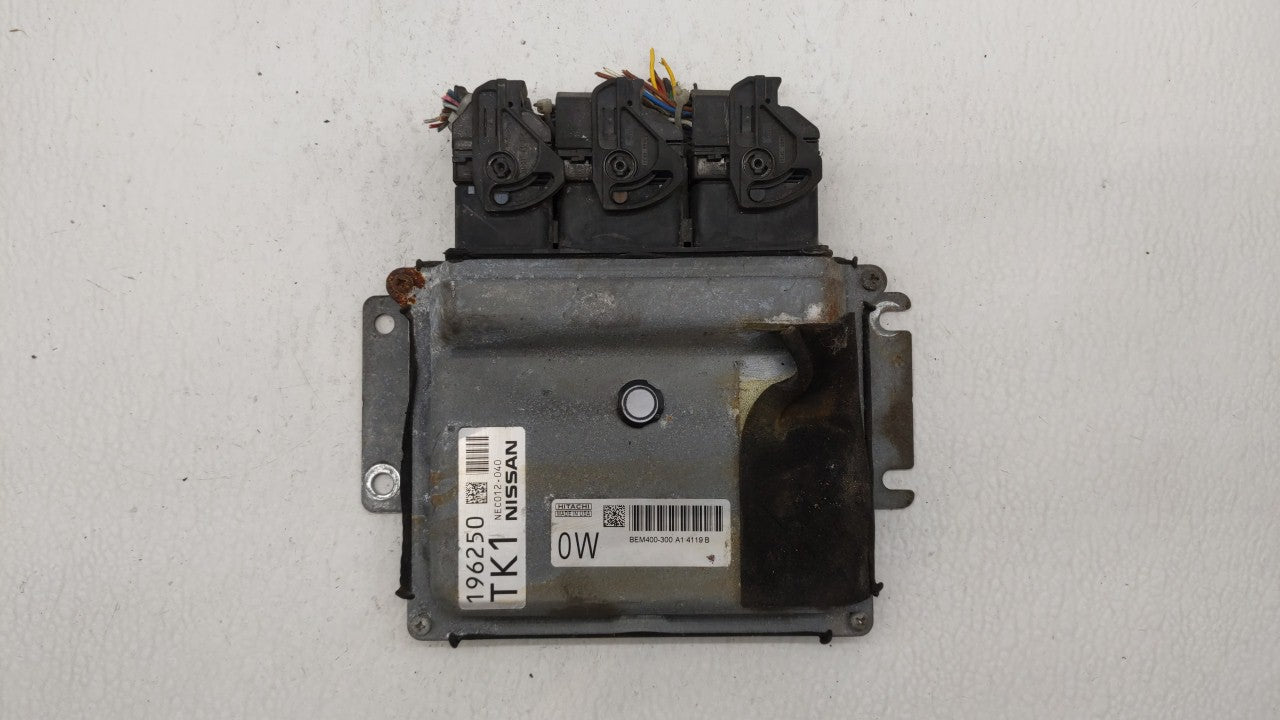 2013-2014 Nissan Altima PCM Engine Control Computer ECU ECM PCU OEM P/N:BEM400-300 MEC300-010 D1 Fits Fits 2013 2014 OEM Use