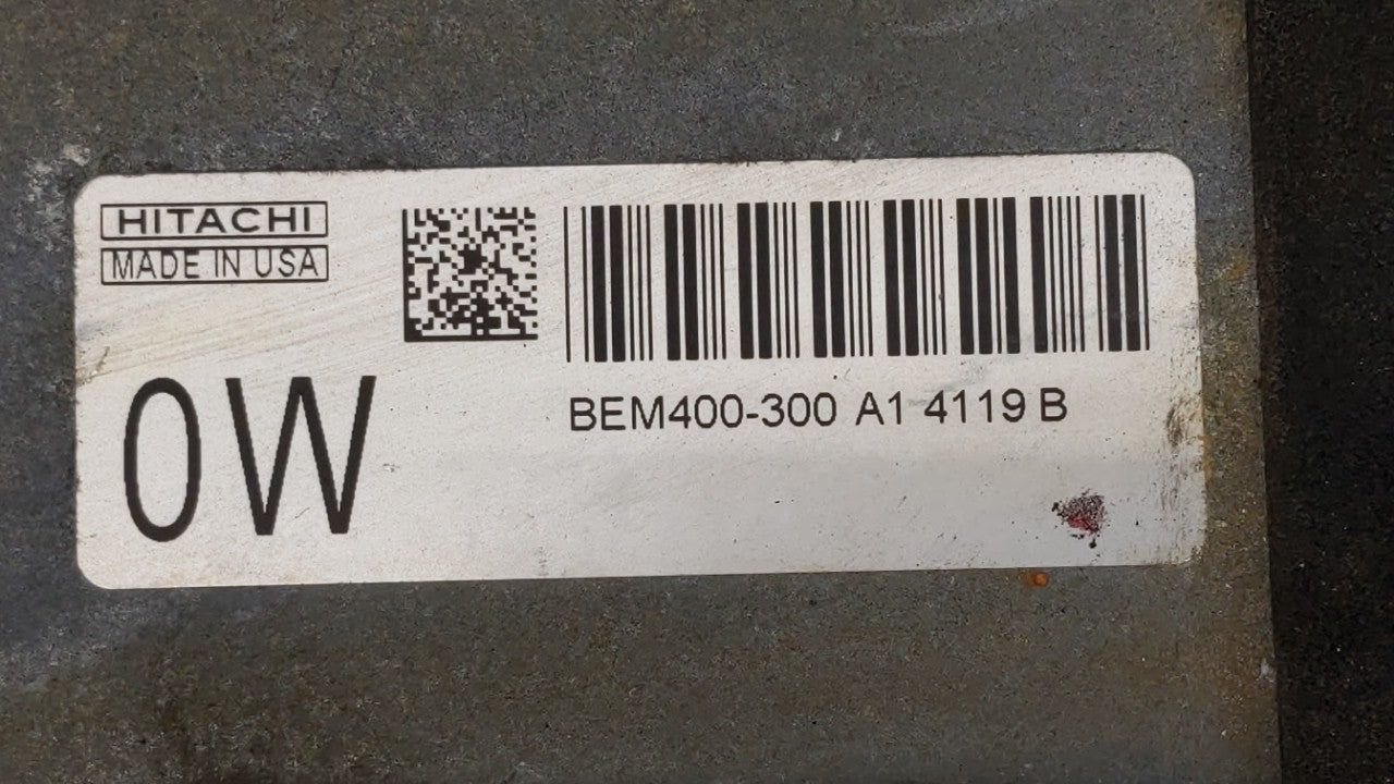 2013-2014 Nissan Altima PCM Engine Control Computer ECU ECM PCU OEM P/N:BEM400-300 MEC300-010 D1 Fits Fits 2013 2014 OEM Use