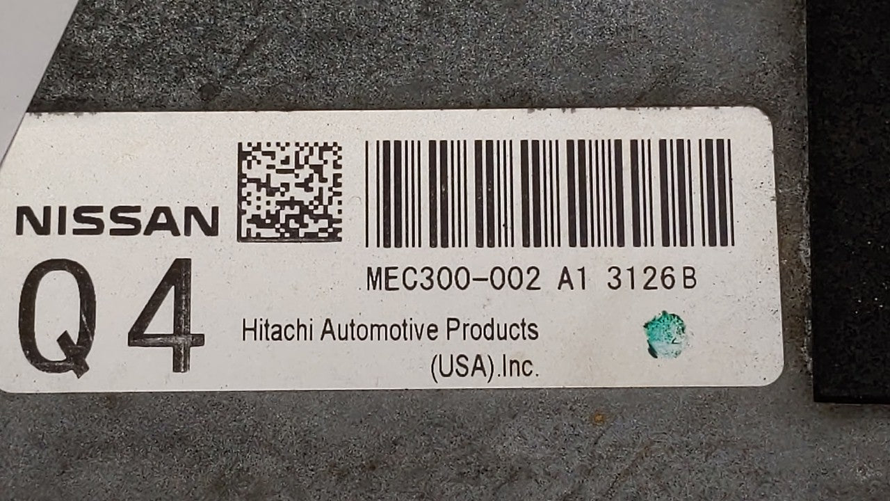 2013-2014 Nissan Altima PCM Engine Control Computer ECU ECM PCU OEM P/N:MEC300-040 D1 MEC300-001 A1 Fits Fits 2013 2014 OEM 