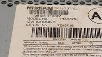 2013-2015 Nissan Altima Radio AM FM Cd Player Receiver Replacement P/N:28185 3TA0G 28185 3TB0G Fits Fits 2013 2014 2015 OEM 