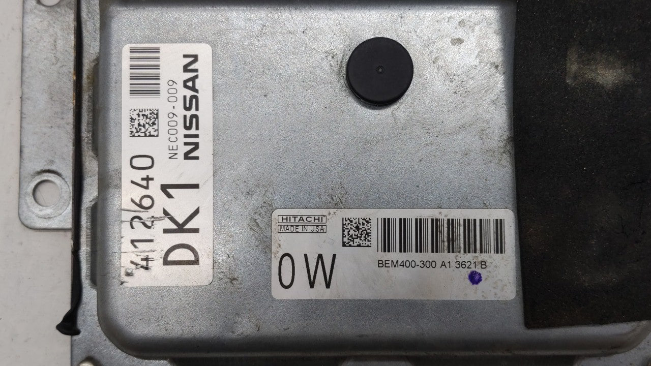 2013-2014 Nissan Altima PCM Engine Control Computer ECU ECM PCU OEM P/N:BEM400-300 MEC300-010 D1 Fits Fits 2013 2014 OEM Use