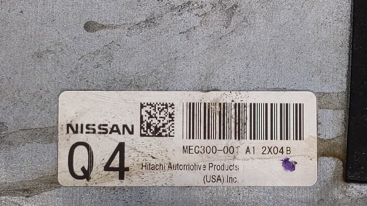 2013-2014 Nissan Altima PCM Engine Control Computer ECU ECM PCU OEM P/N:MEC300-040 D1 MEC300-001 A1, NEC008-042 Fits 2013 20