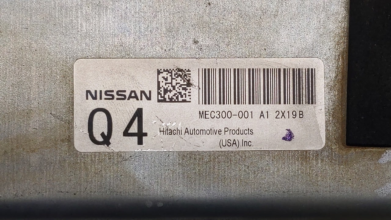 2013-2014 Nissan Altima PCM Engine Control Computer ECU ECM PCU OEM P/N:MEC300-040 D1 MEC300-001 A1 Fits Fits 2013 2014 OEM 