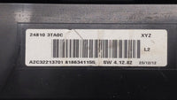 2013 Nissan Altima Instrument Cluster Speedometer Gauges P/N:24810 3TA0D 24810 3TA0C, 24810 3TA0B, 24810 3TA0A Fits OEM Used