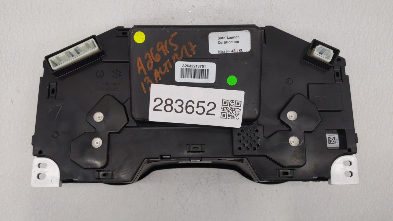 2013 Nissan Altima Instrument Cluster Speedometer Gauges P/N:24810 3TA0D 24810 3TA0C, 24810 3TA0B, 24810 3TA0A Fits OEM Used