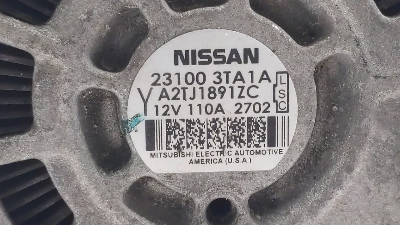 2013-2017 Nissan Altima Alternator Replacement Generator Charging Assembly Engine OEM P/N:23100 3TA1A 23100 3TA1B Fits OEM U
