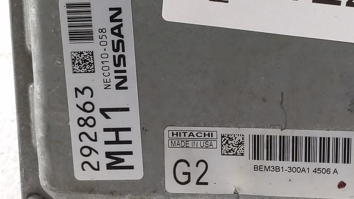 2013-2014 Nissan Altima PCM Engine Control Computer ECU ECM PCU OEM P/N:MEC128-150 MEC128-152, BEM3B1-300A1 Fits 2013 2014 O