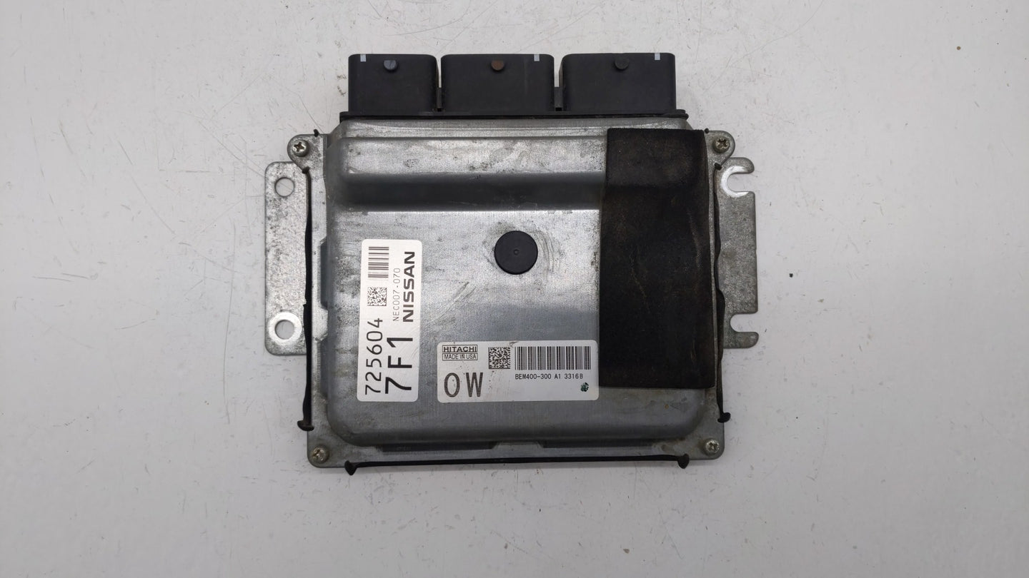 2013-2014 Nissan Altima PCM Engine Control Computer ECU ECM PCU OEM P/N:BEM400-300 A1 NEC012-036 Fits Fits 2013 2014 OEM Use
