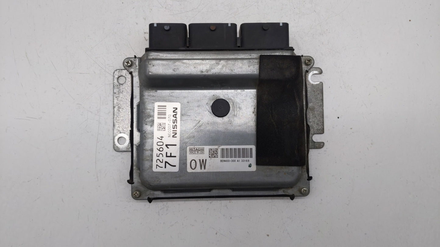 2013-2014 Nissan Altima PCM Engine Control Computer ECU ECM PCU OEM P/N:BEM400-300 A1 NEC012-036 Fits Fits 2013 2014 OEM Use