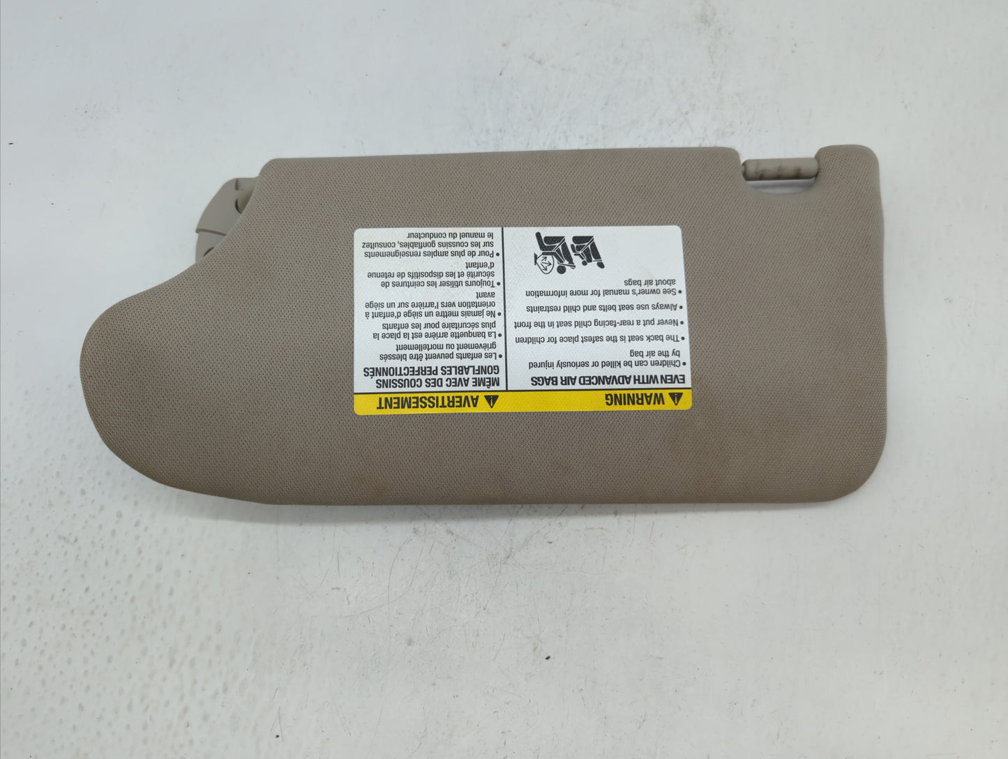 2013-2017 Nissan Altima Sun Visor Shade Replacement Passenger Right Mirror Fits Fits 2013 2014 2015 2016 2017 OEM Used Auto 