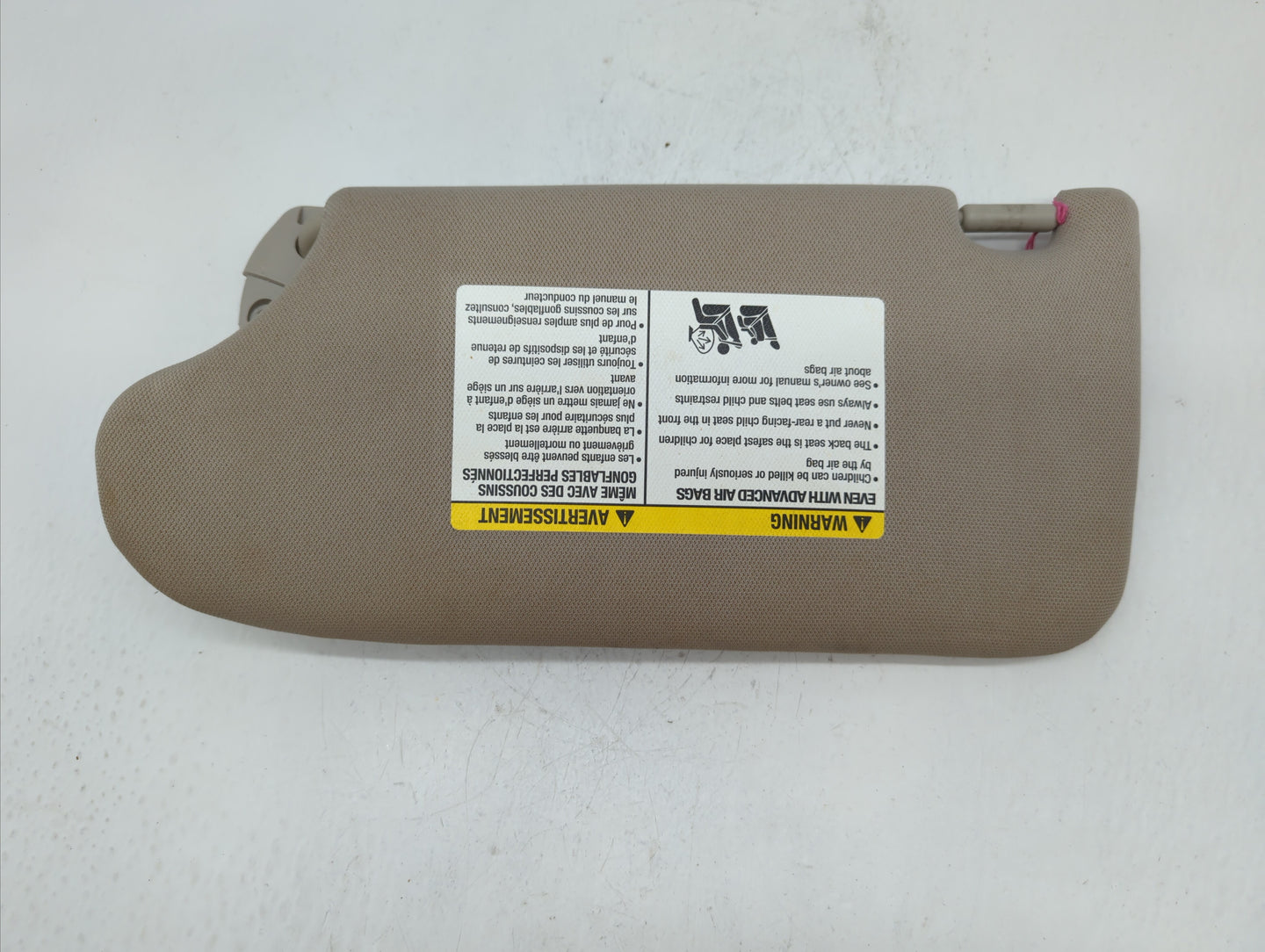 2013-2017 Nissan Altima Sun Visor Shade Replacement Passenger Right Mirror Fits Fits 2013 2014 2015 2016 2017 OEM Used Auto 