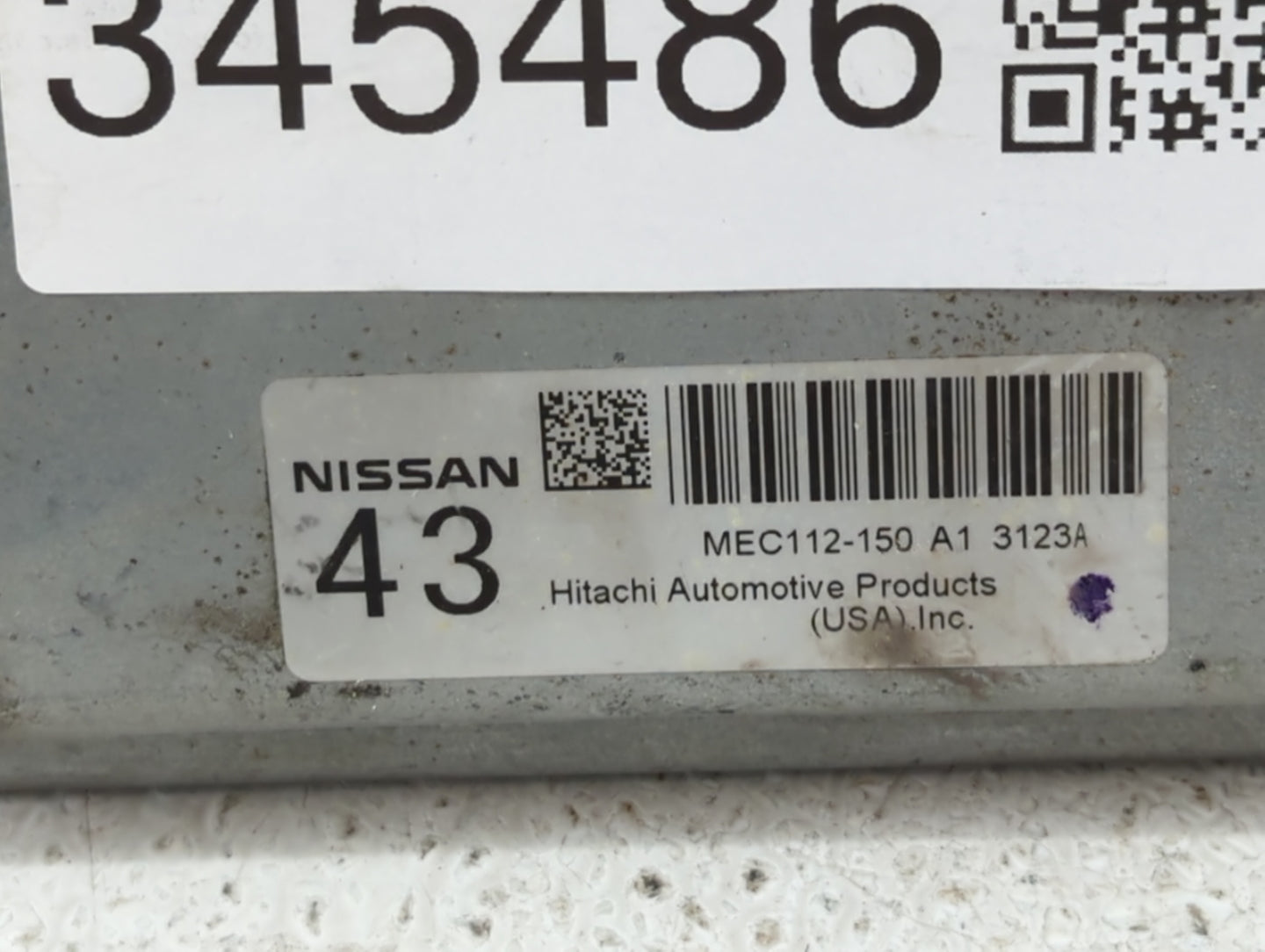 2011-2013 Nissan Altima PCM Engine Control Computer ECU ECM PCU OEM P/N:MEC114-100 MEC112-130 B1 Fits Fits 2011 2012 2013 OE