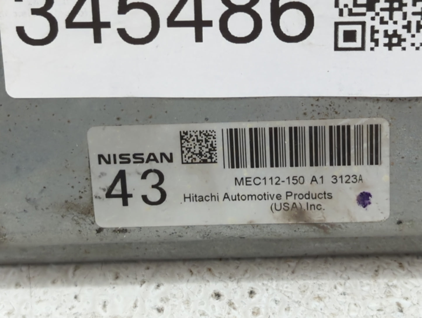 2011-2013 Nissan Altima PCM Engine Control Computer ECU ECM PCU OEM P/N:MEC114-100 MEC112-130 B1 Fits Fits 2011 2012 2013 OE