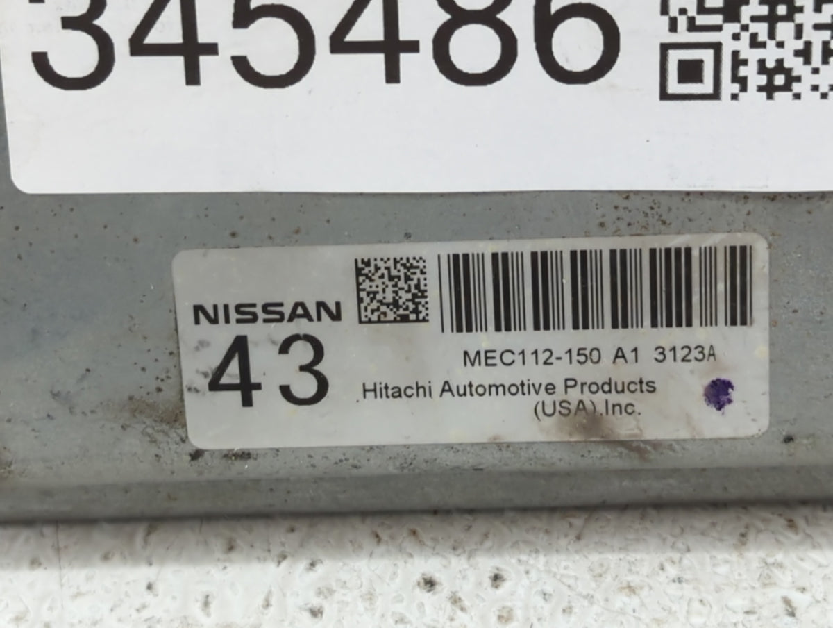 2011-2013 Nissan Altima PCM Engine Control Computer ECU ECM PCU OEM P/N:MEC114-100 MEC112-130 B1 Fits 2011 2012 2013 OEM Use