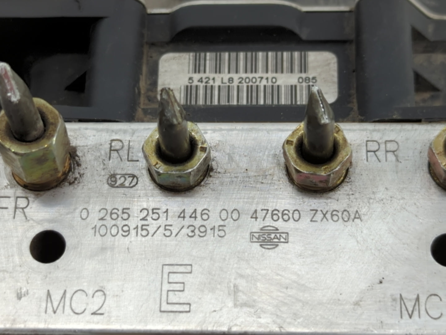 2011-2013 Nissan Altima ABS Pump Control Module Replacement P/N:47660 ZX60A 47660 ZX65A Fits Fits 2011 2012 2013 OEM Used Au