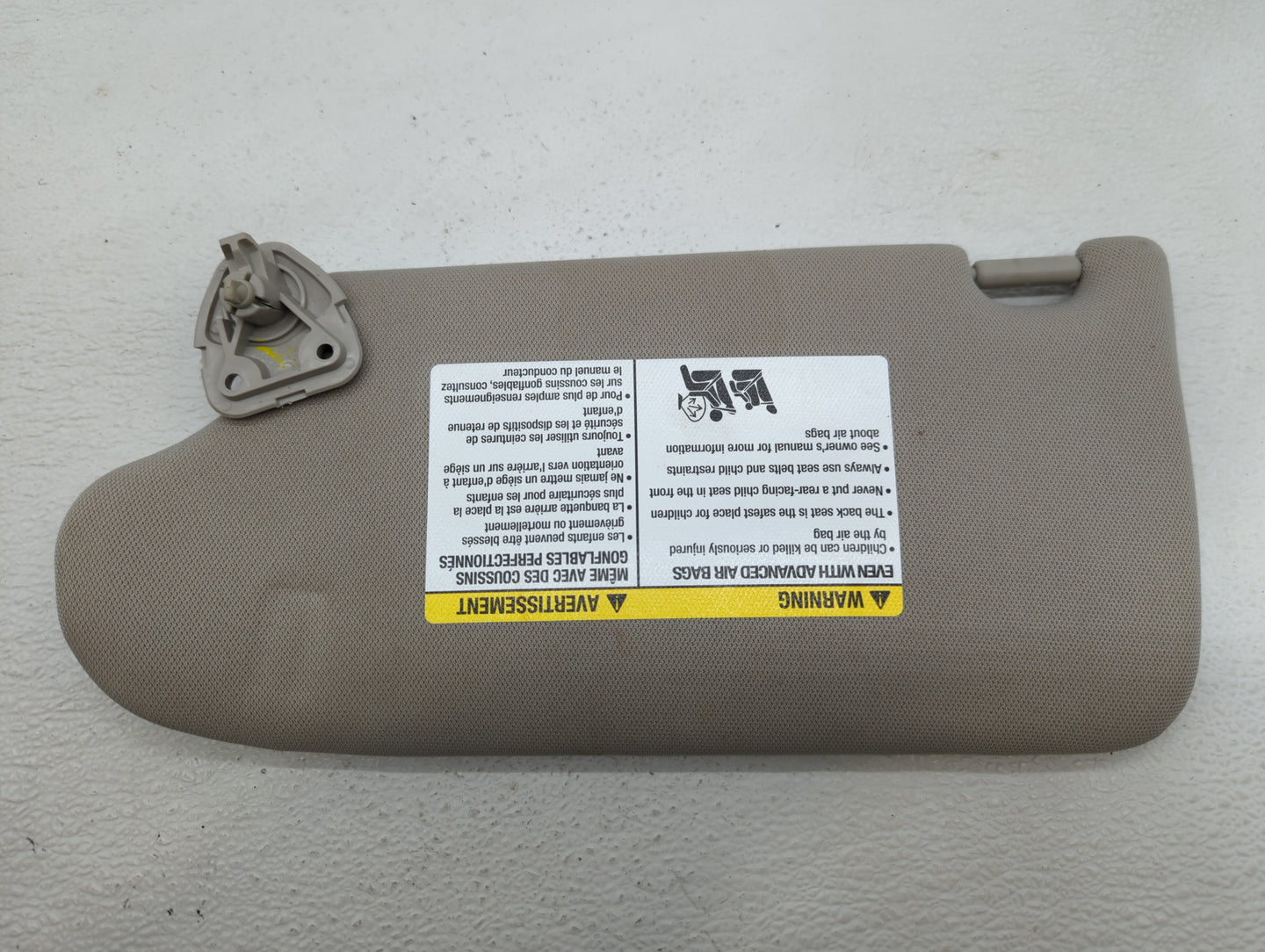 2013-2017 Nissan Altima Sun Visor Shade Replacement Passenger Right Mirror Fits Fits 2013 2014 2015 2016 2017 OEM Used Auto 
